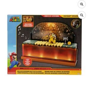 Nintendo Mario Deluxe Battle Bowser Playset